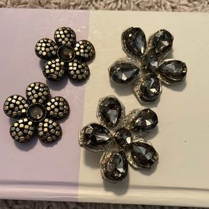 Set of two Lindsay Phillips snap toppers that fit all LP shoes/sandals.